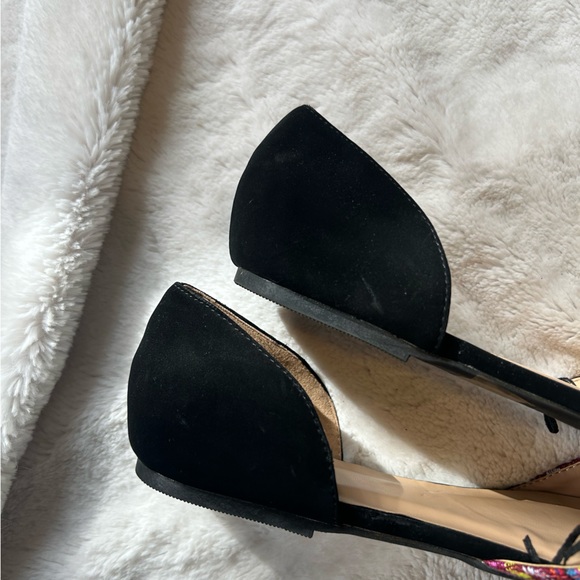 Colorful Patterned D’orsay Flats, Size 8 - Picture 8 of 11